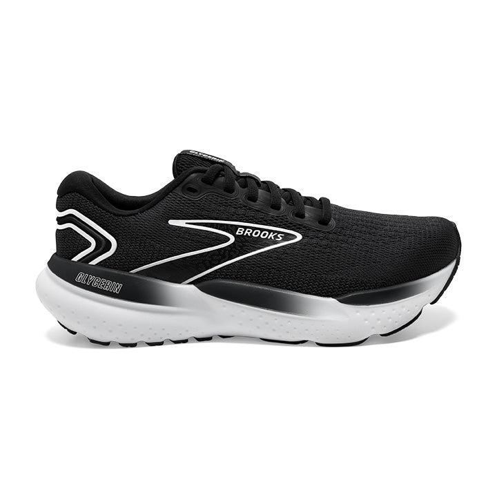 Brooks Men's Glycerin 21 Footwear Brooks Black/Grey/White-090 7.5 Medium-D