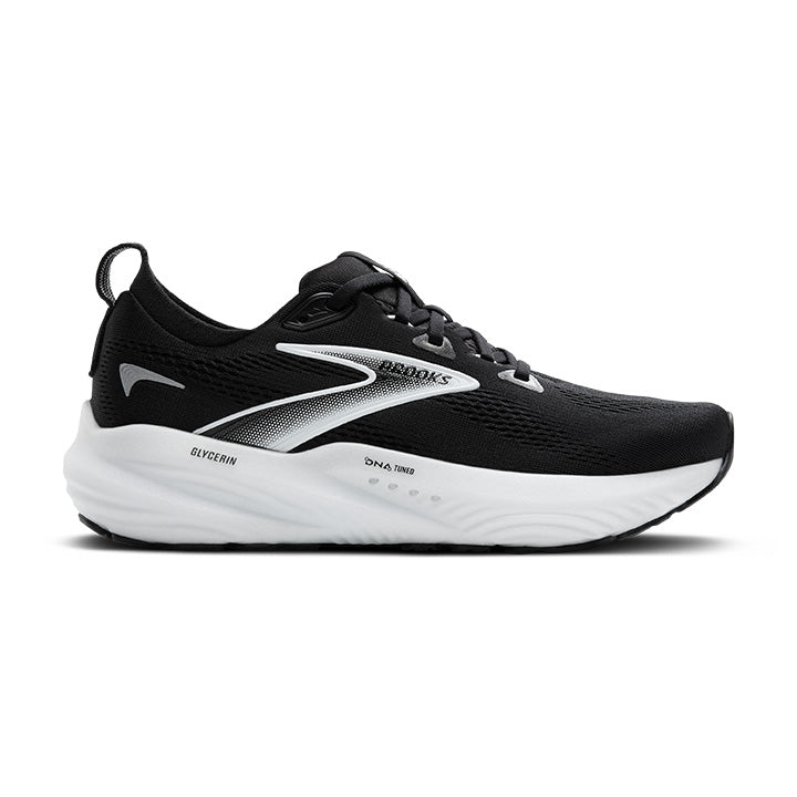 Brooks Men's Glycerin 22 Footwear Brooks Black/Grey/White-090 7.5 Medium-D