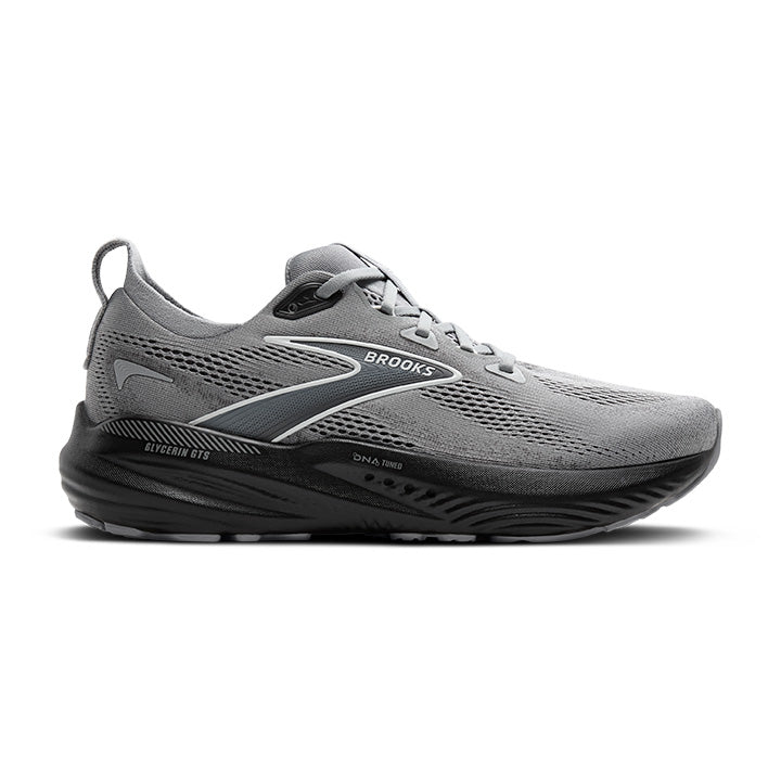 Brooks Men's Glycerin GTS 22 Footwear Brooks Primer Gray/Ebony/Bluewash-078 7.5 Medium-D