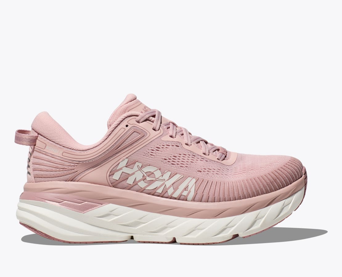 Hoka Women's Bondi 7 Footwear Hoka One One Peach Whip 9.5 Medium