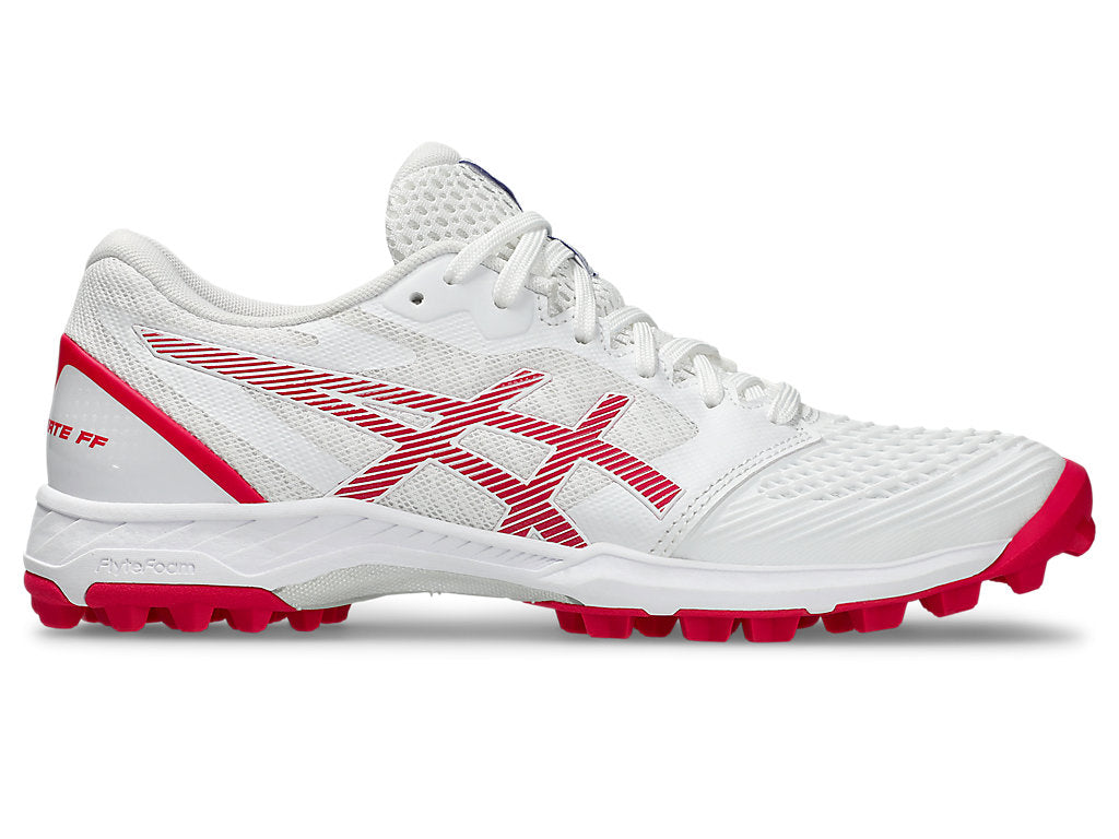 ASICS Women's Field Ultimate FF 2 Turf Shoe Footwear ASICS White/Bright Rose-102 6