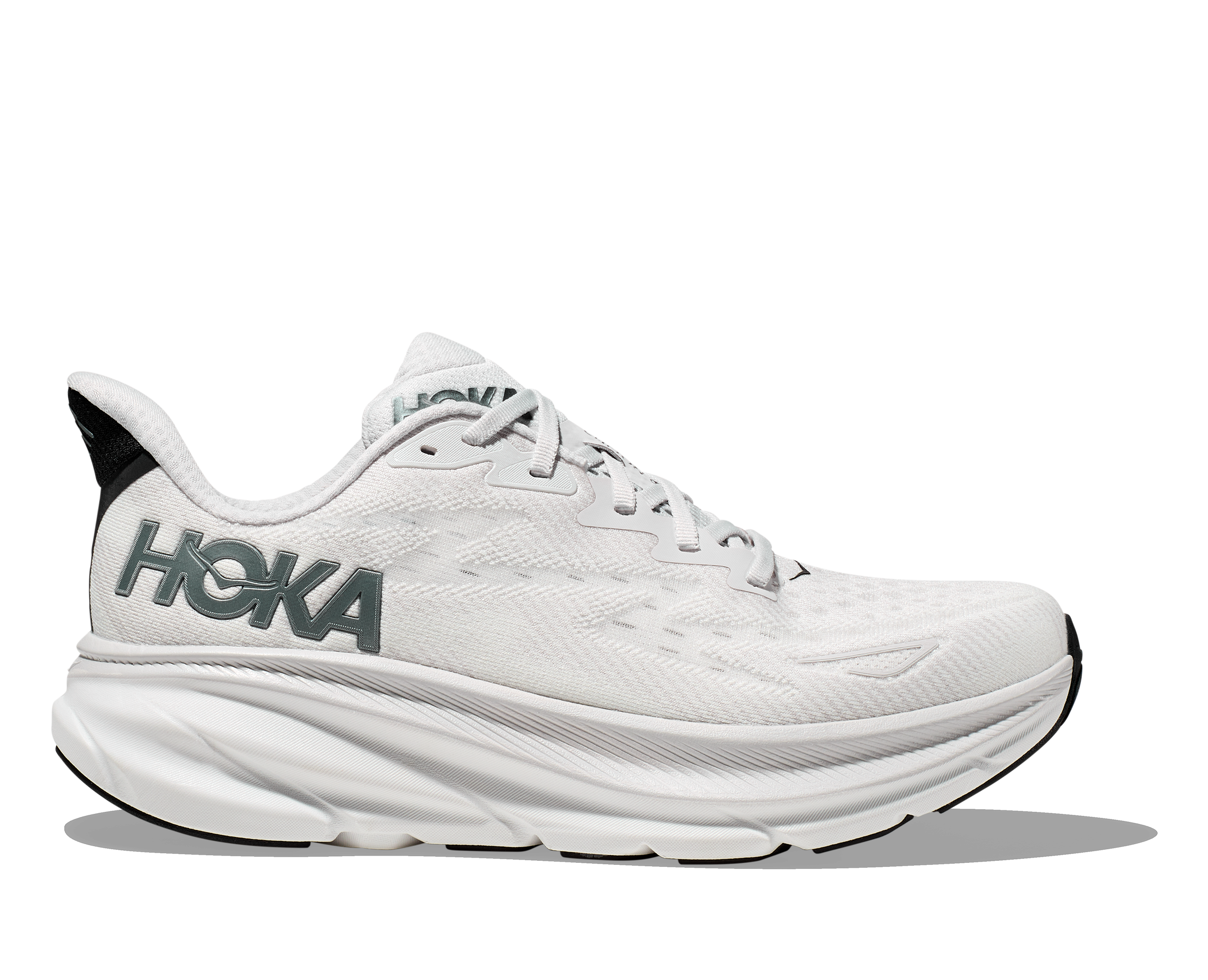 Hoka Men's Clifton 9 Footwear Hoka One One Nimbus Cloud/Steel Wool-NCSW 7.5 Medium-D