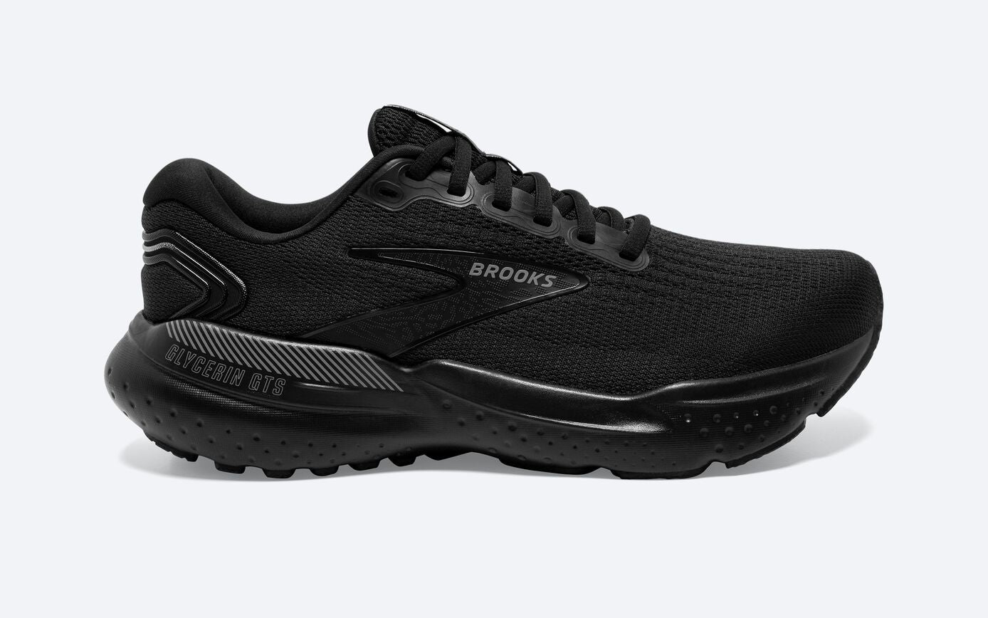 Brooks Women's Glycerin GTS 21 Footwear Brooks Black/Black/Ebony-020 6 Medium-B
