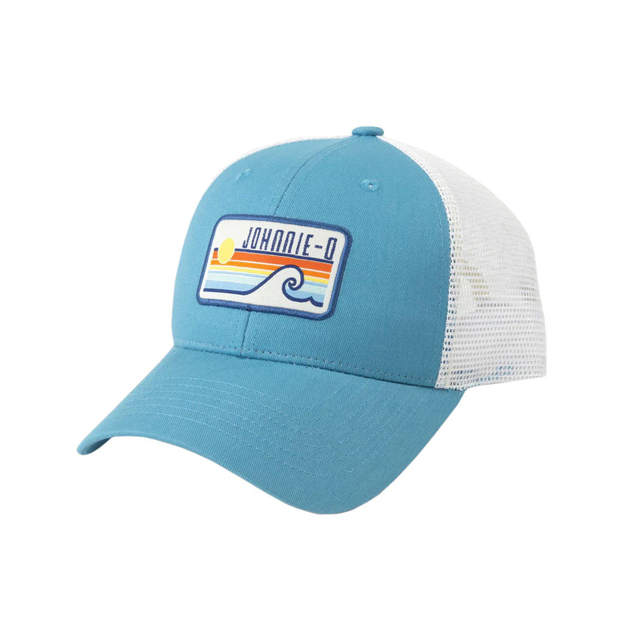 Johnnie-O Sun & Wave Trucker Hat Accessories Johnnie-O Gulf  