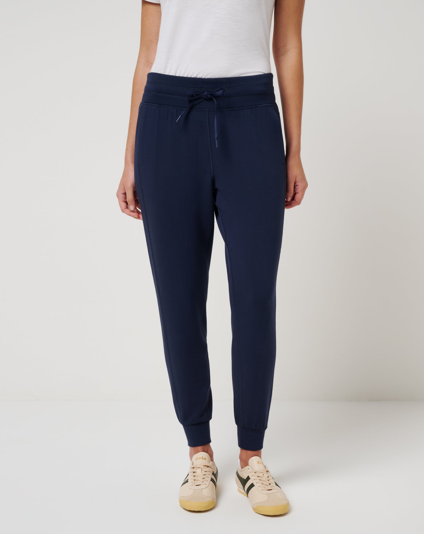 TravisMathew Women's Skyloft Soft Tie Jogger Apparel TravisMathew Navy Blazer XSmall
