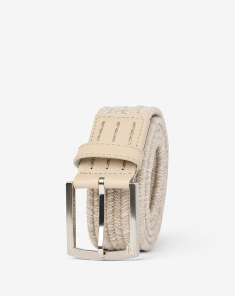 TravisMathew Popsicle Stretch Woven Leather Belt