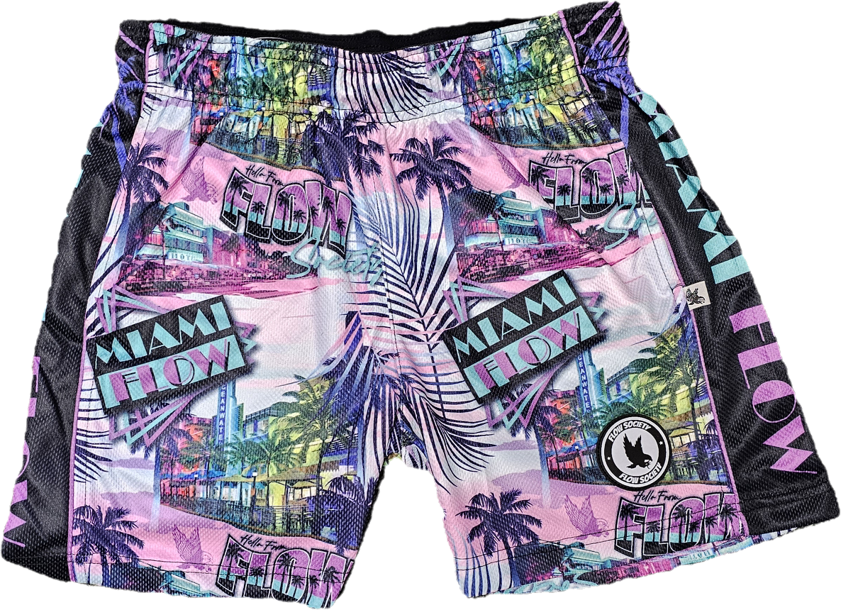 Flow Society Boys' Mid Length Attack Shorts Apparel Flow Society Hello/Miami XSmall