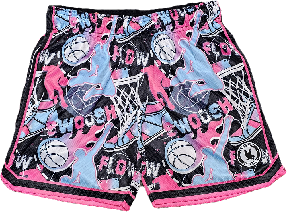 Flow Society Boys' Mid Length Attack Shorts Apparel Flow Society Swoosh XSmall