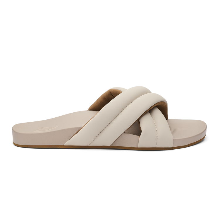 Olukai Women's Hila Puffy Slide Sandals Footwear Olukai Cloudy/Cloudy 6