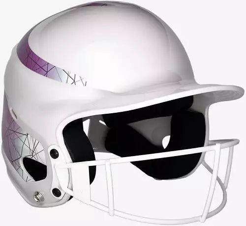 Rip-it Vision Classic Softball Batting Helmet 2.0 Equipment RIP-IT SPORTING GOODS Small/Medium White/Blue/Purple