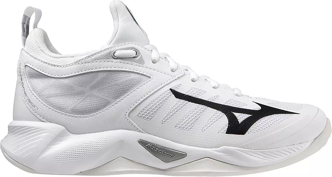 Mizuno Women's Wave Dimension Footwear Mizuno White/Black-0090 6.5