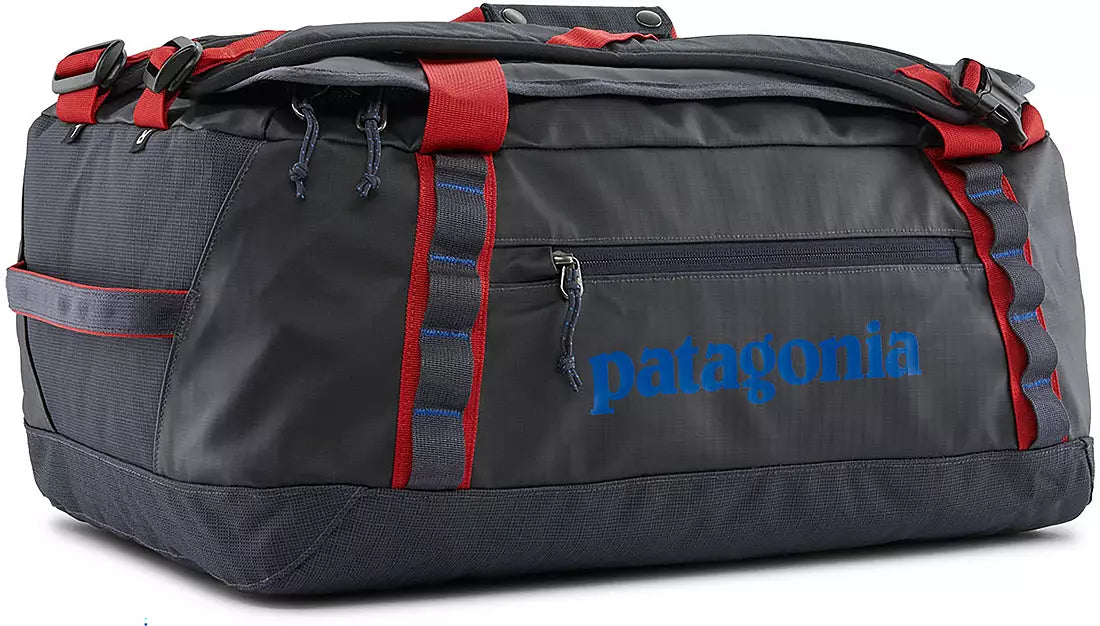 Patagonia 55L Black Hole Duffel Bag Accessories Patagonia Smolder Blue/Amanita Red