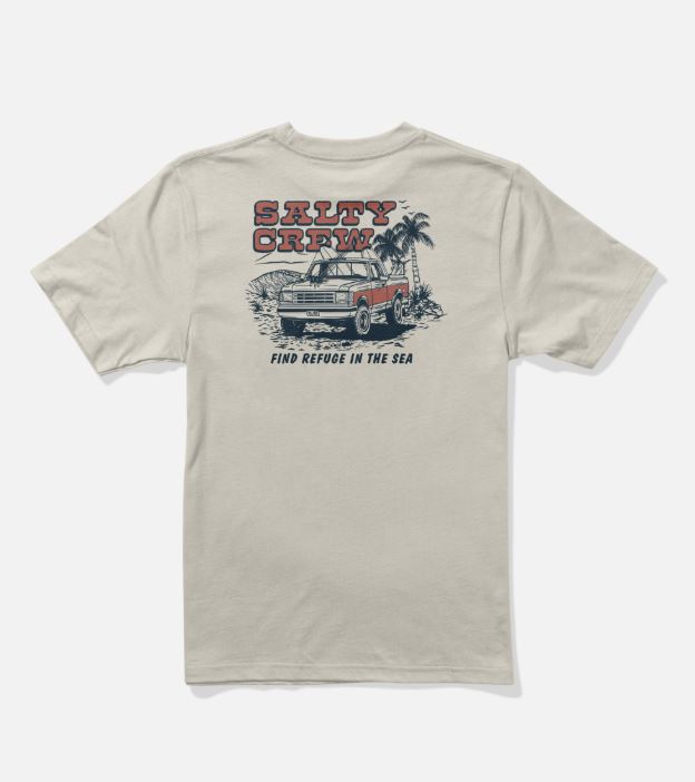 Salty Crew Boys' Truck Stop SS Tee Apparel Salty Crew Bone Youth Small