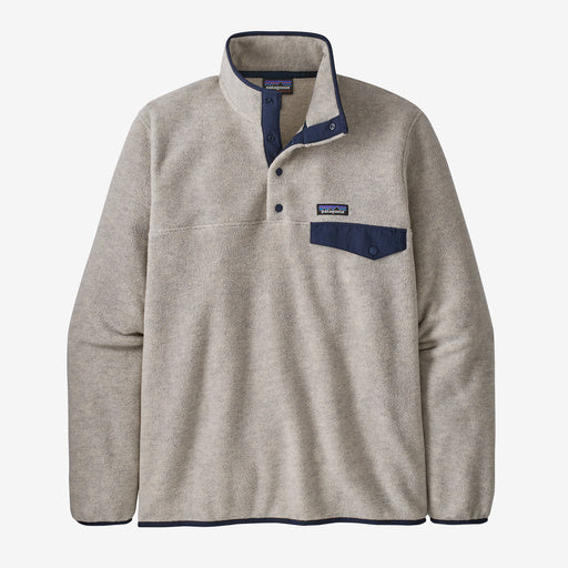 Patagonia Men's Lightweight Synchilla Snap -T PO Apparel Patagonia Oatmeal Heather-OAT Small 