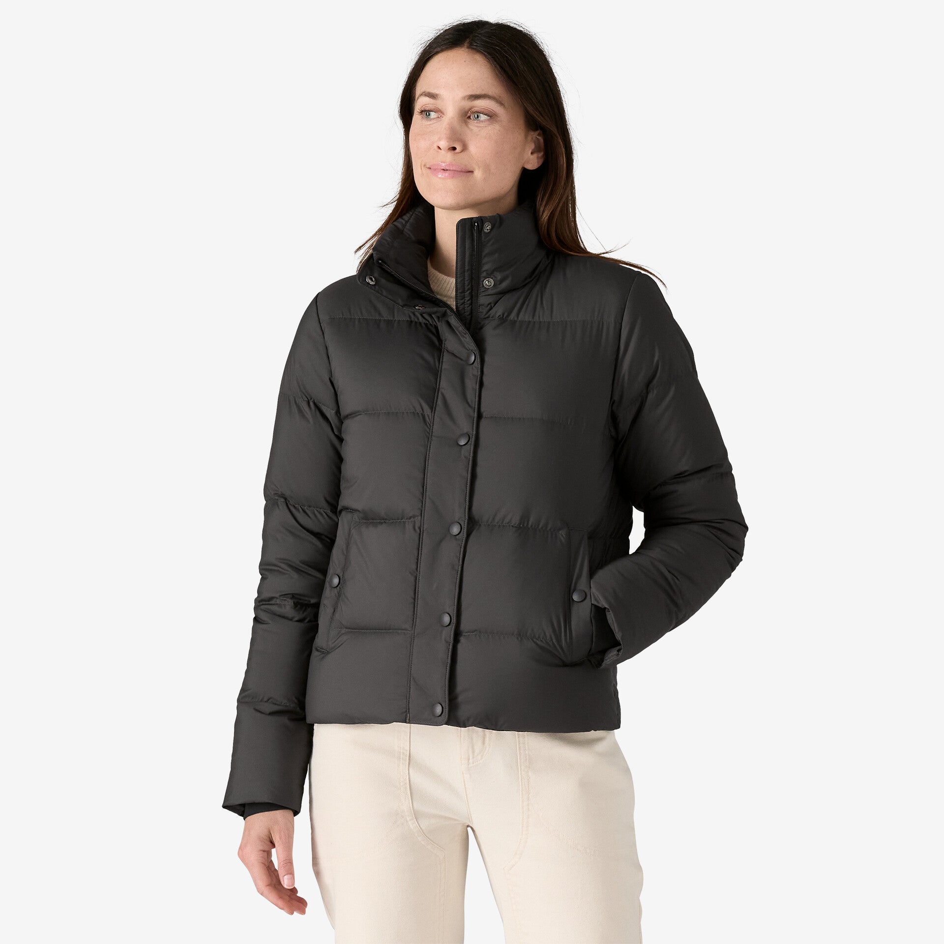 Patagonia Women's Silent Down Jacket Apparel Patagonia Black XSmall 