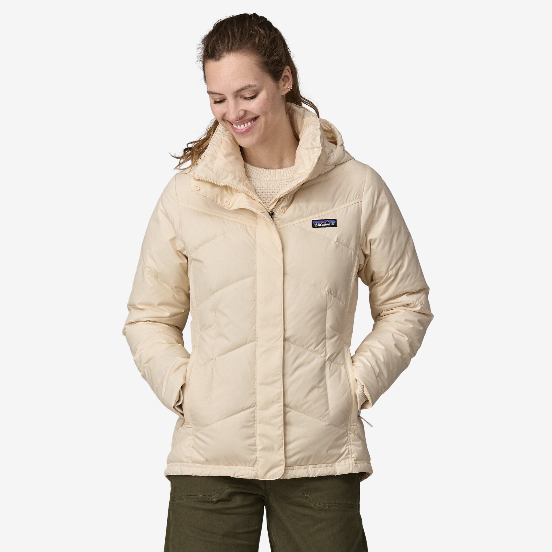 Patagonia Women's Down With It Jacket Apparel Patagonia Natural XSmall 