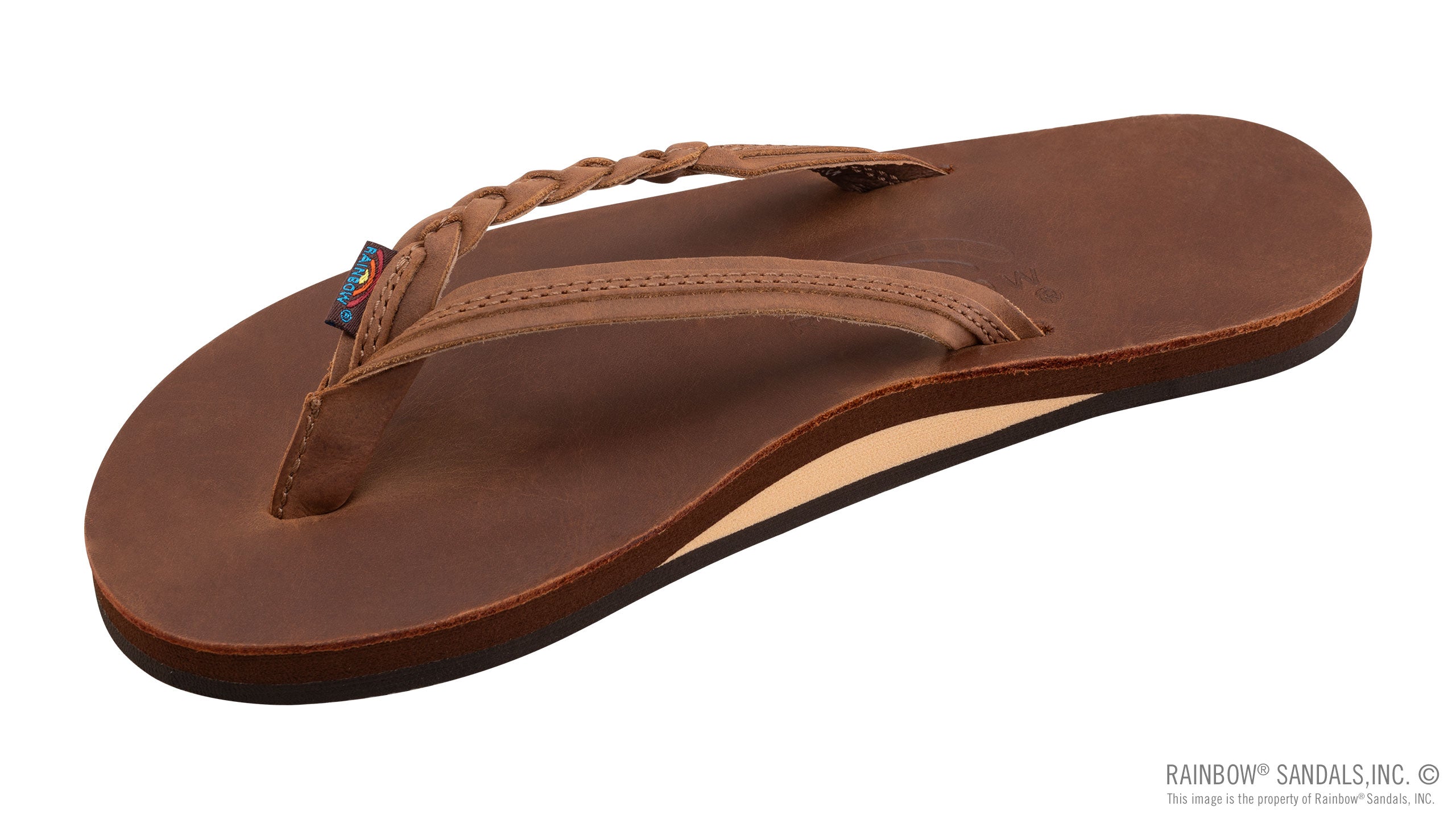 Rainbow Womens Flirty Braidy Sandal Footwear Rainbow Sandals Redwood Small 5.5 - 6.5