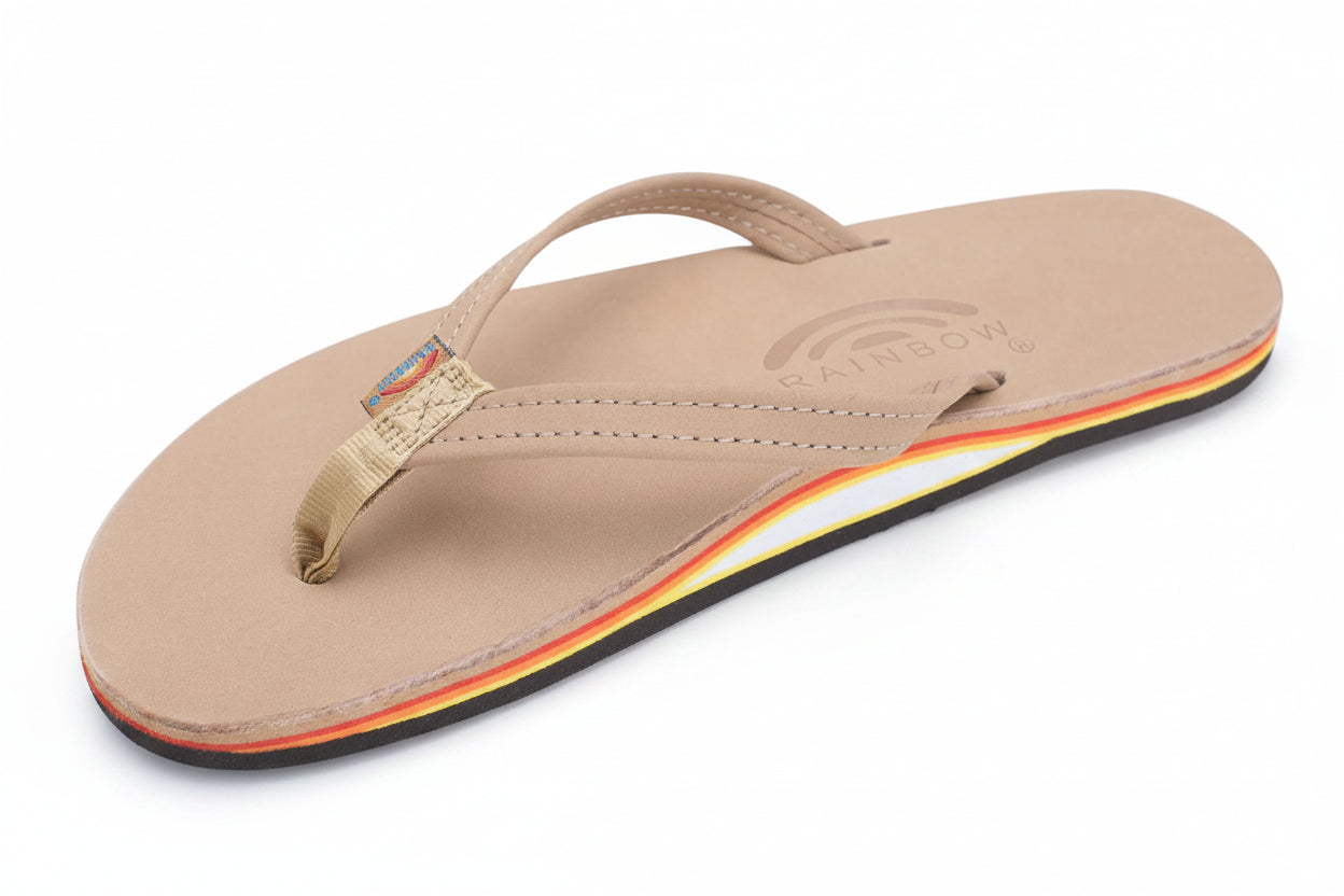 Rainbow Women's Single Layer Thin Strap Sandal