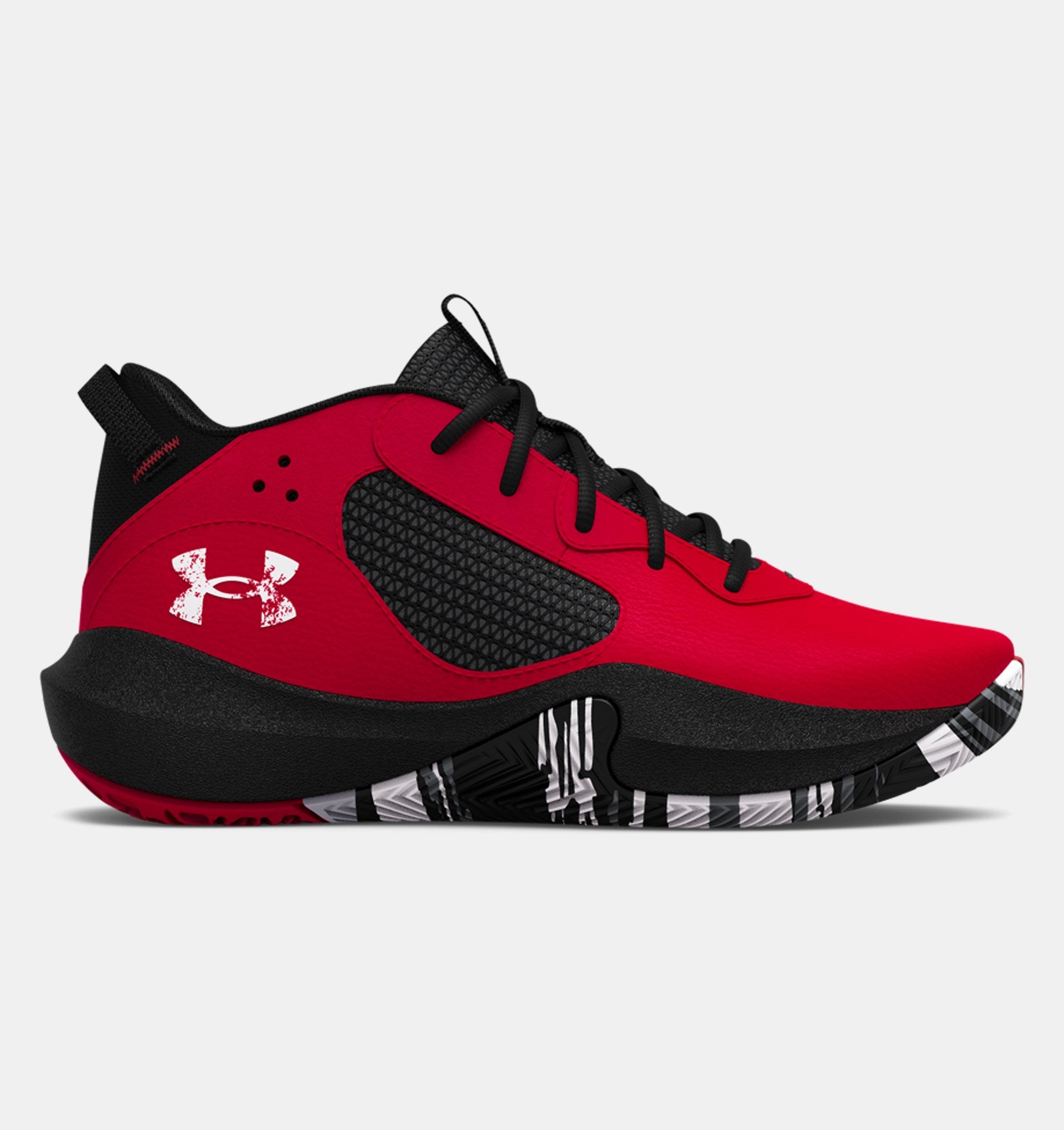 Under Armour Boys' Lockdown 6 (PS) Footwear Under Armour Red/Black/White-600 13 