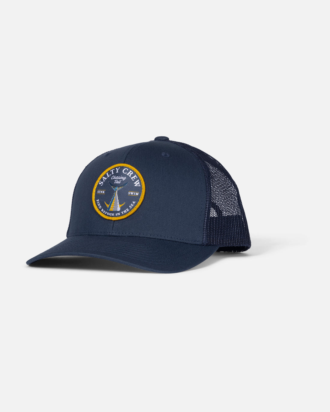 Salty Crew Bottom Dweller Retro Trucker Hat Accessories Salty Crew Navy