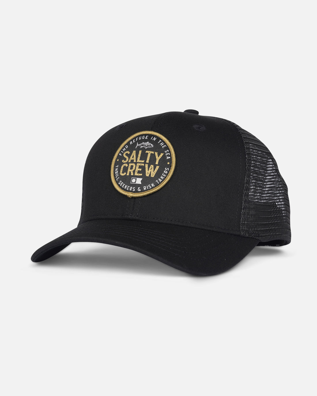 Salty Crew Legendary Retro Trucker Hat Accessories Salty Crew Black