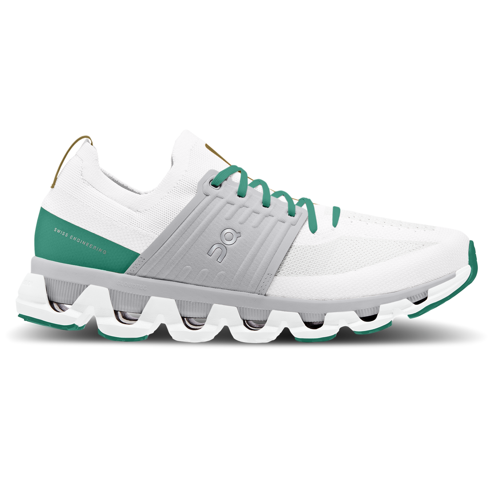 ON Men's Cloudswift 3 Footwear ON White/Green 11.5 