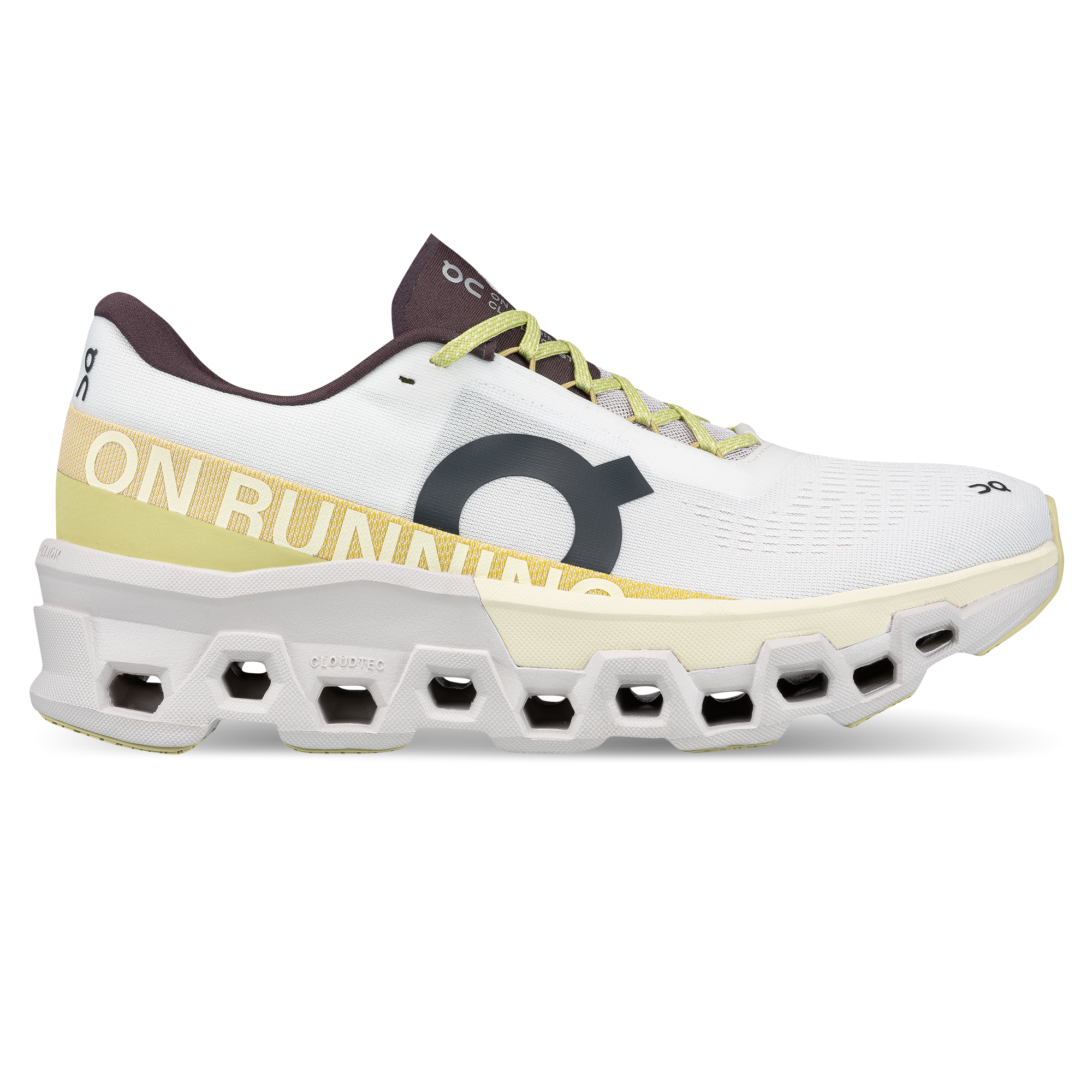 ON Women's Cloudmonster 2 Footwear ON Undyed/Zest 5.5 