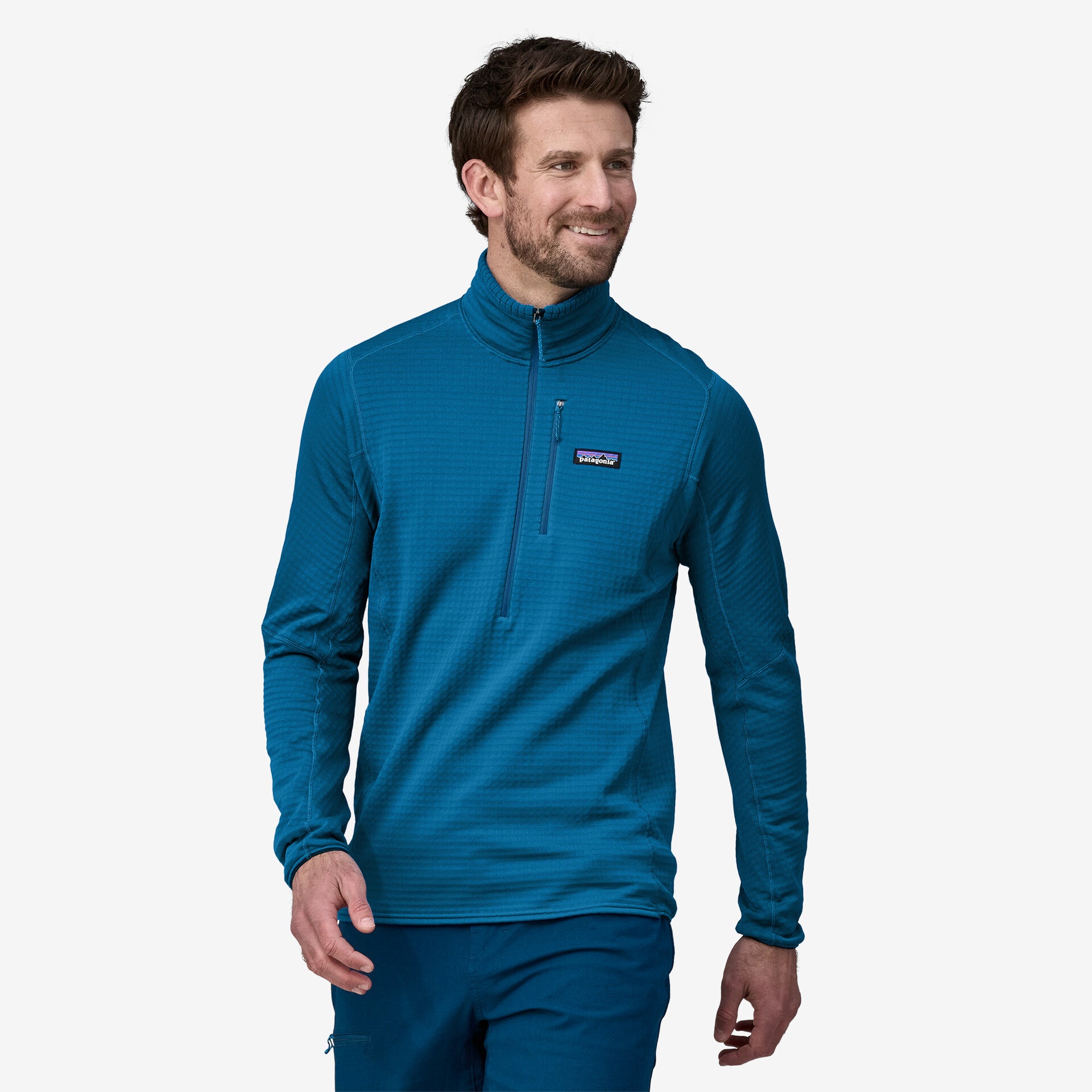 Patagonia Men's R1® Fleece Pullover Apparel Patagonia Endless Blue-ENLB Small 