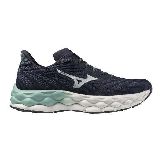 Mizuno Women's Wave Sky 8 Footwear Mizuno India Ink/Silver-5373 6 