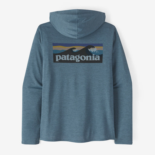 Patagonia Men's Capilene Cool Daily Graphic Hoody Apparel Patagonia Boardshort Logo: Utility Blue X-Dye-BLUX Small 