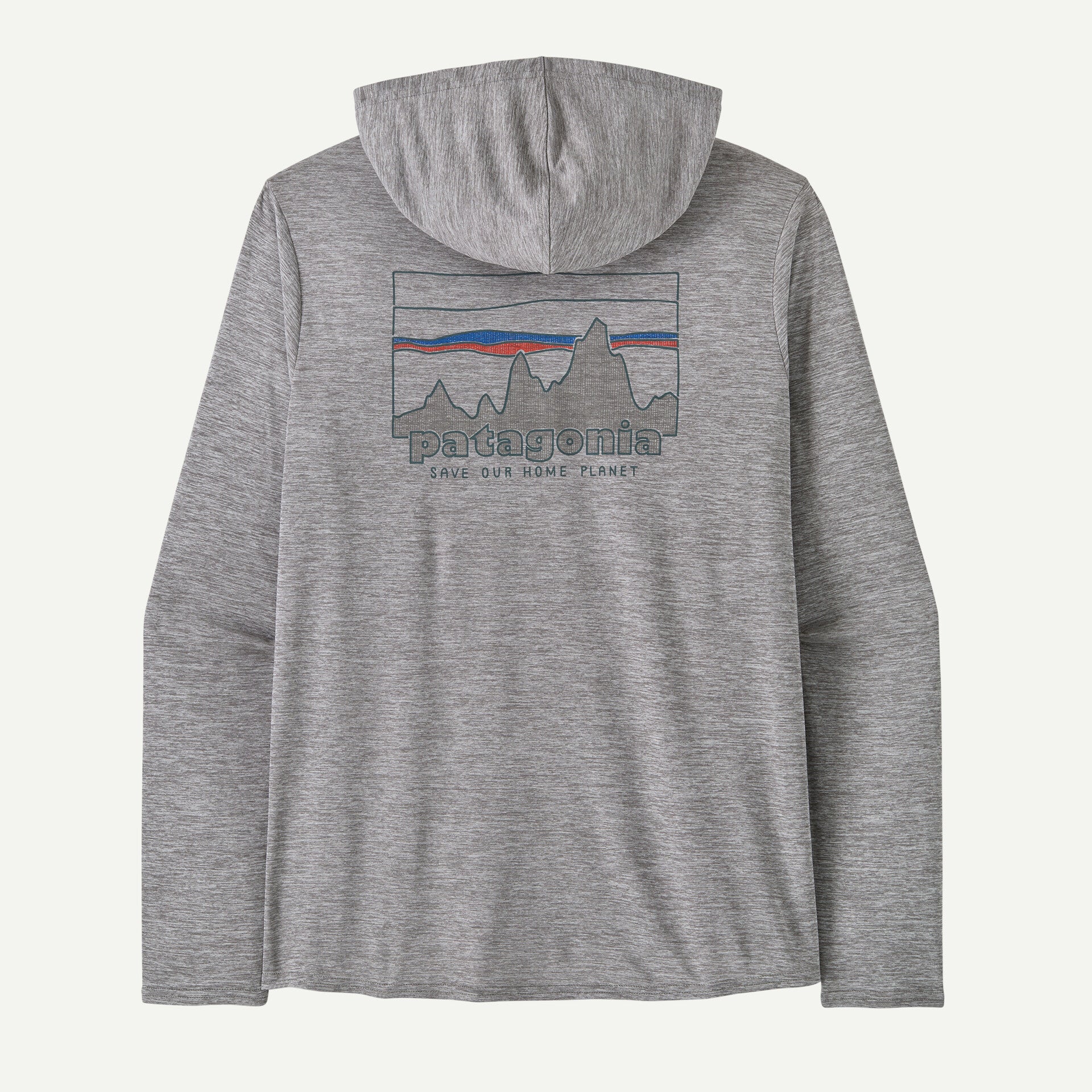 Patagonia Men's Capilene Cool Daily Graphic Hoody Apparel Patagonia '73 Skyline: Feather Grey-SKFE Small