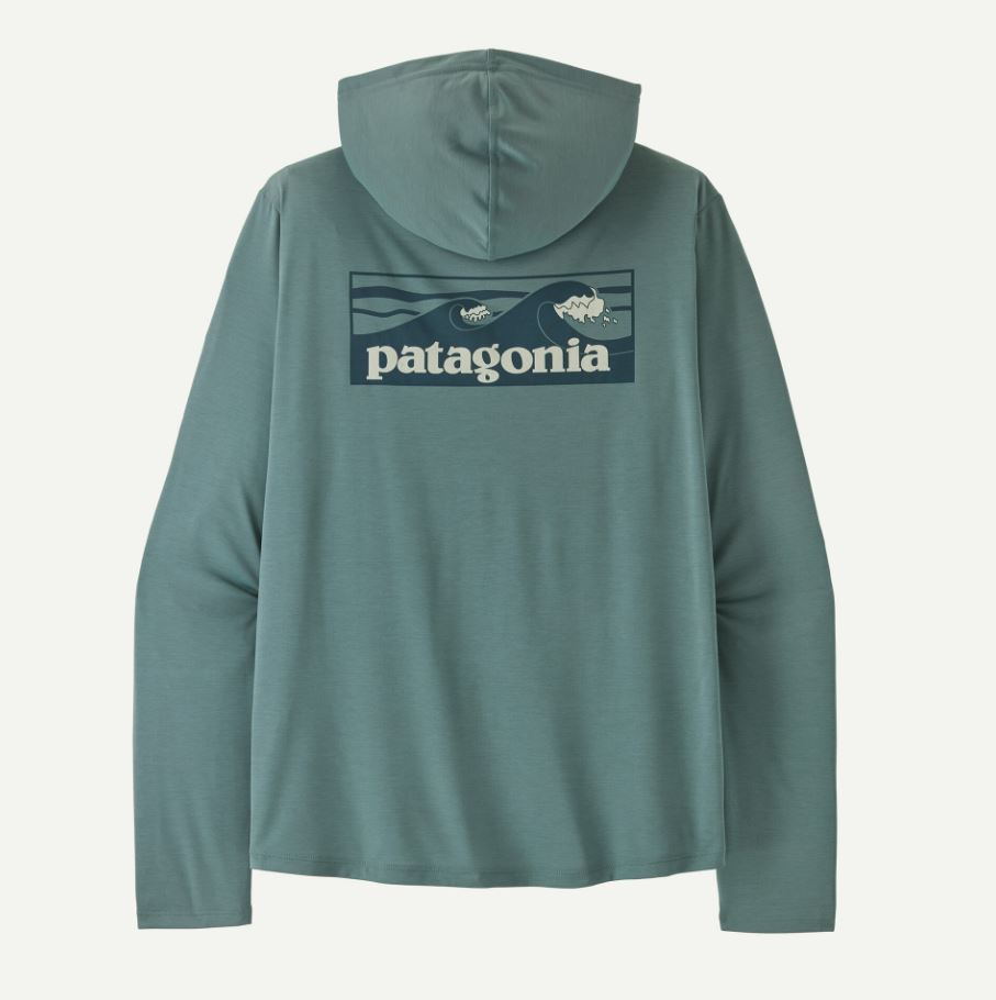 Patagonia Men's Capilene Cool Daily Hoody - Boardshort Logo Apparel Patagonia Blue Sage/Light Blue Sage X-Dye-BSLX Small