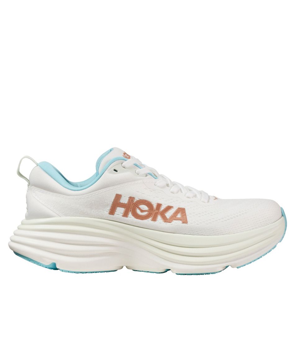 Hoka Women's Bondi 8 Footwear Hoka One One Frost/Rose Gold-FTRS 6 Medium