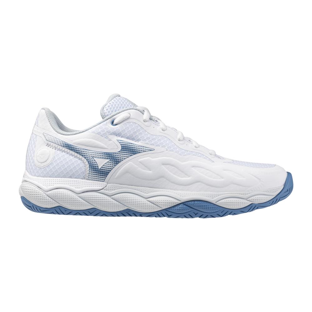 Mizuno Women's Enforce Court AC Footwear Mizuno White/Parisian Blue-00PS 6