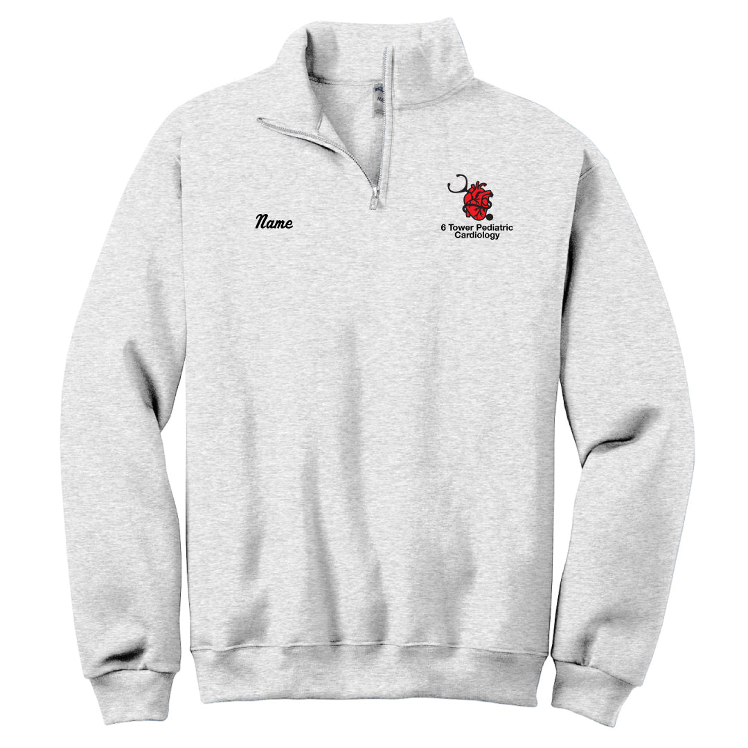 6 Tower 1/4 Zip Sweatshirt Logowear 6 Towers Ash Adult S 