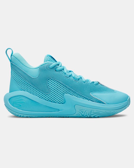 Under Armour Youth Curry 3Z 25 SDE (GS) Footwear Under Armour Fresco Blue/Fresco Blue-481 3.5