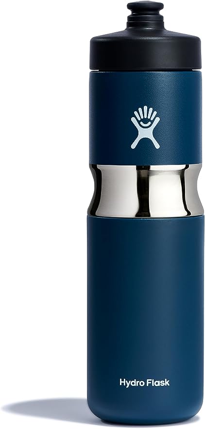 Hydro Flask 20 oz. Wide-Mouth Insulated Water Bottle with Sport Cap Accessories Hydro Flask Indigo  