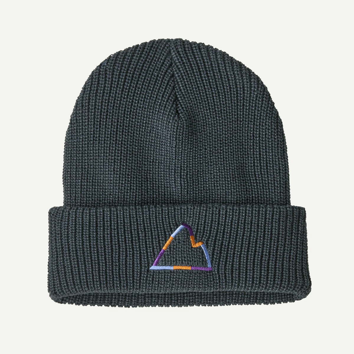 Patagonia Kids' Logo Beanie Accessories Patagonia Fitz Roy Massif: Summit Blue-FMSB