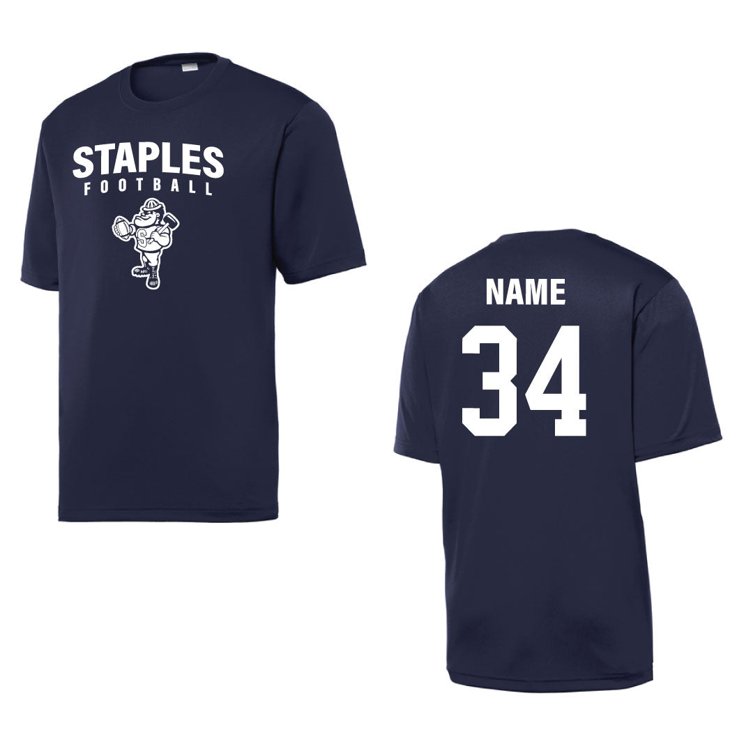 Staples Football Performance Jersey Logowear Staples Football
