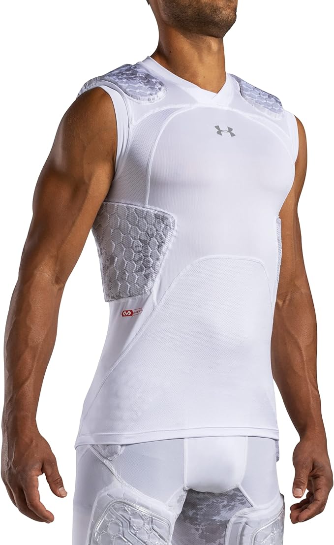 Under Armour Men's Gameday Armour Pro 5 Pad Top Apparel United Sports Brands White Camo Small