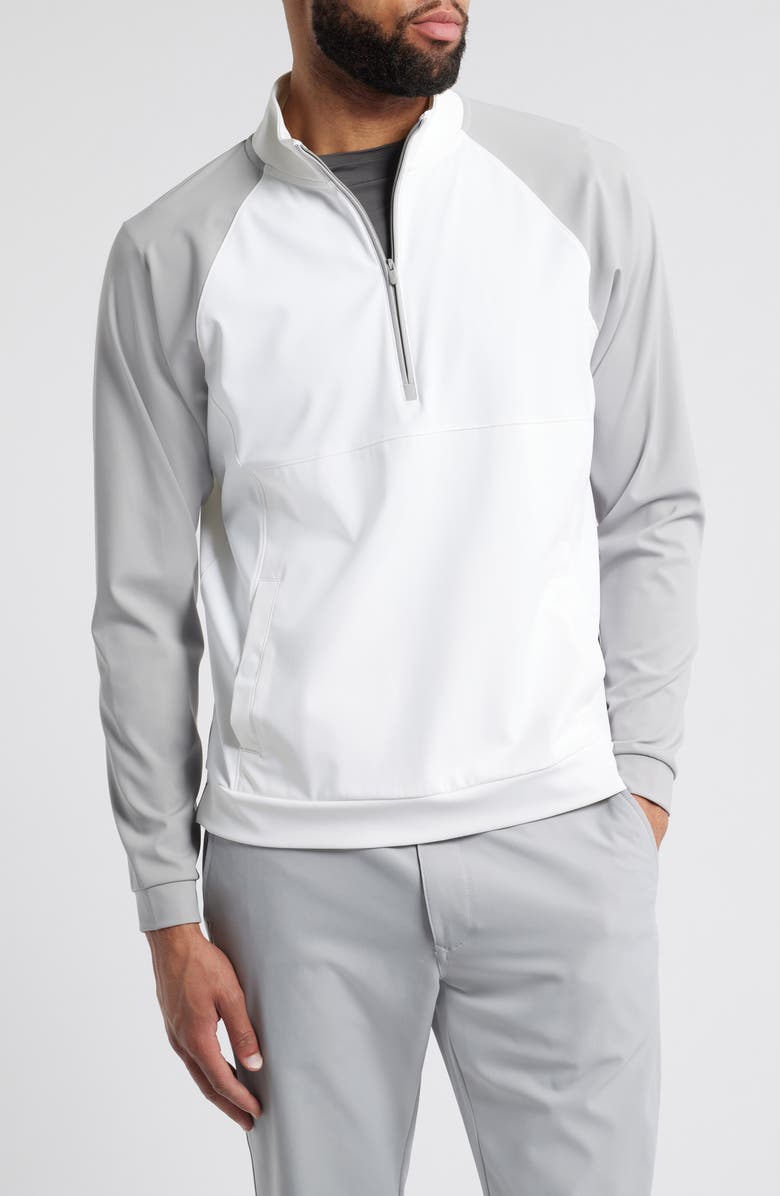 Johnnie-O Men's Armstrong Water-Resistant Quarter-Zip Pullover Apparel Johnnie-O White Small