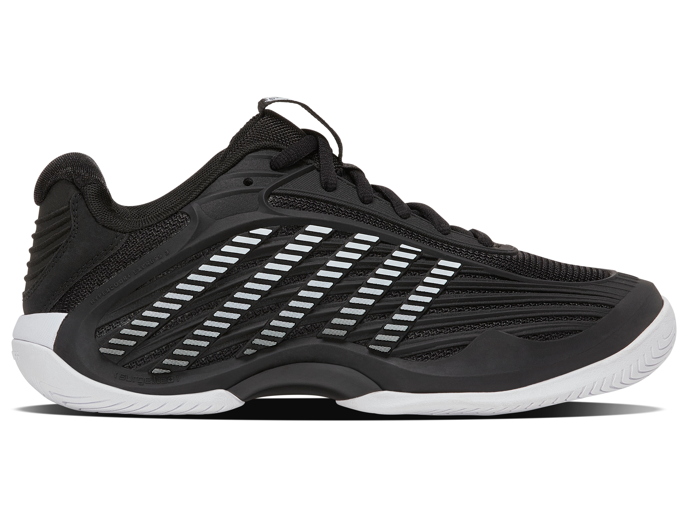 K-Swiss Women's Hypercourt Express 3 Footwear K-Swiss Black/White-002 7 Medium