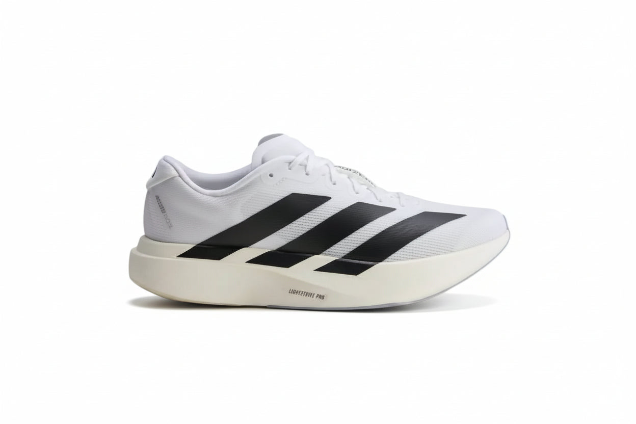 adidas Men's Adizero EVO SL Footwear Adidas Footwear White/Core Black-JH6206 7.5