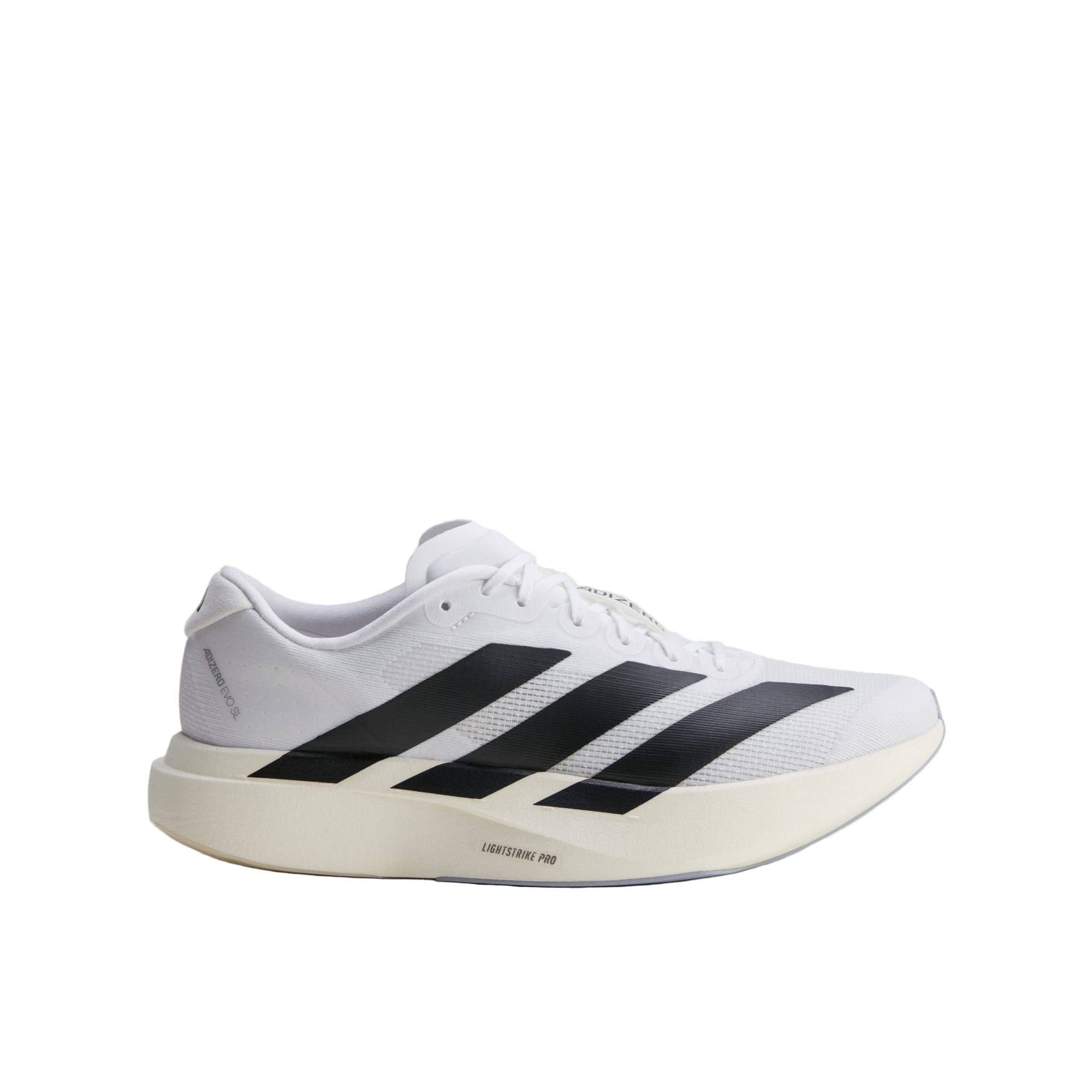 adidas Men's Adizero EVO SL Footwear Adidas Footwear White/Core Black-JH6206 7.5
