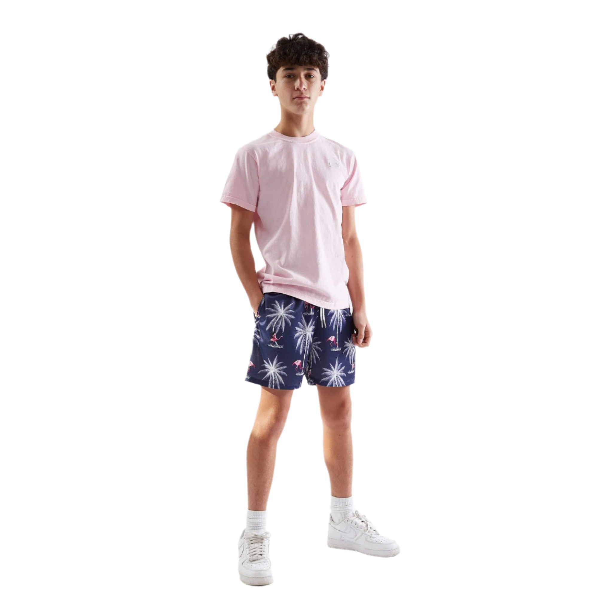 The Drip Shop Kids' Spring Flamingo Shorts Apparel The Drip Shop