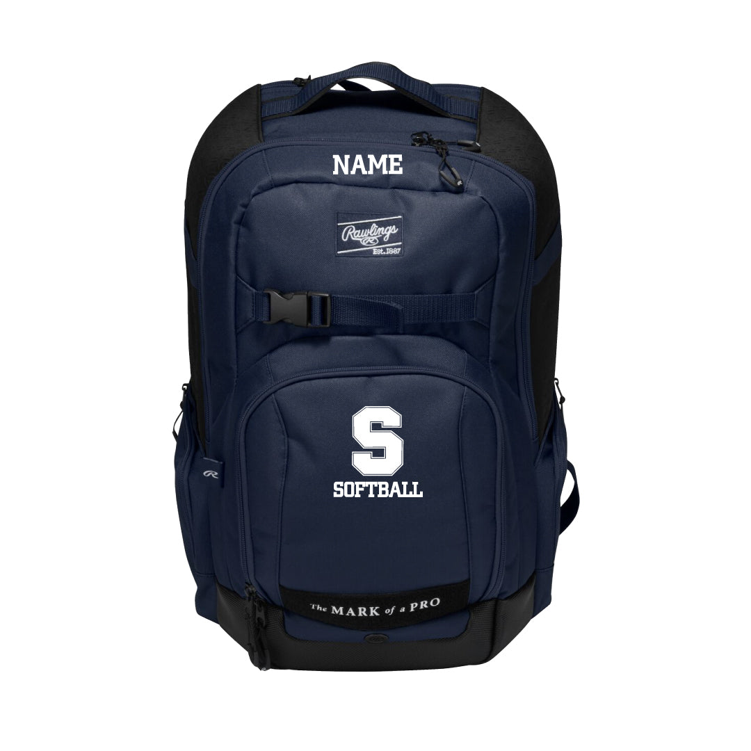 Staples Softball Rawlings Batpack Logowear Staples Softball