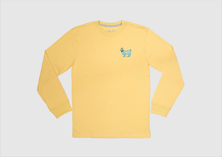 Goat USA Youth OG Long Sleeve T-Shirt Apparel Goat USA Banana Cream Youth Small 