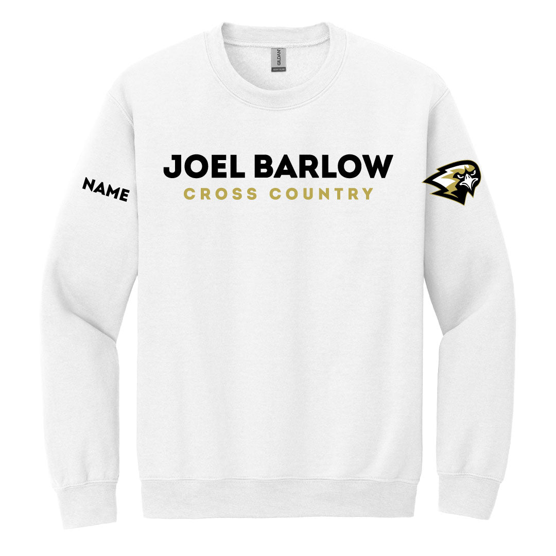 Barlow Girls XC Crewneck Sweatshirt Logowear Barlow Cross Country White Adult S