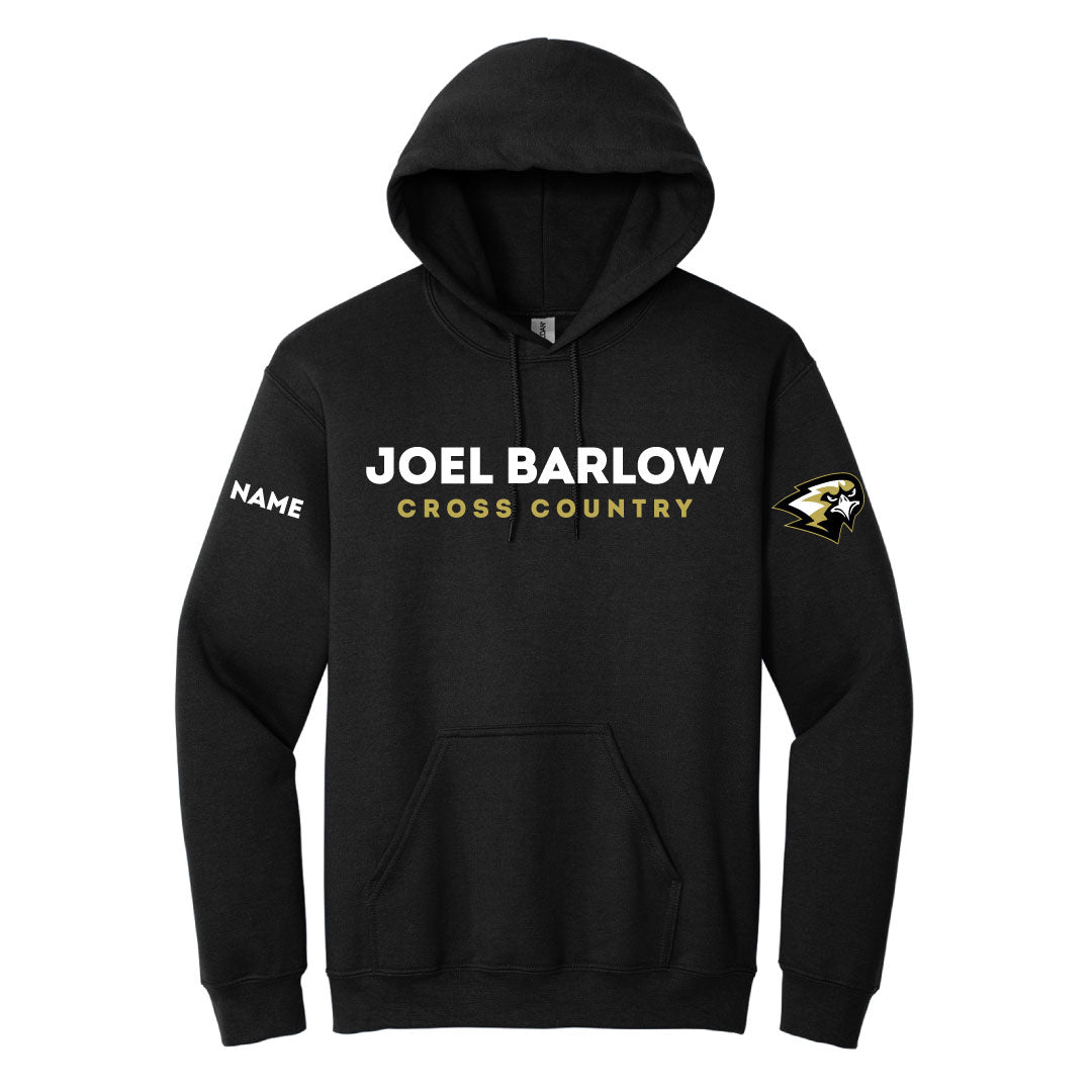 Barlow Girls XC Hooded Sweatshirt Logowear Barlow Cross Country Black Adult S