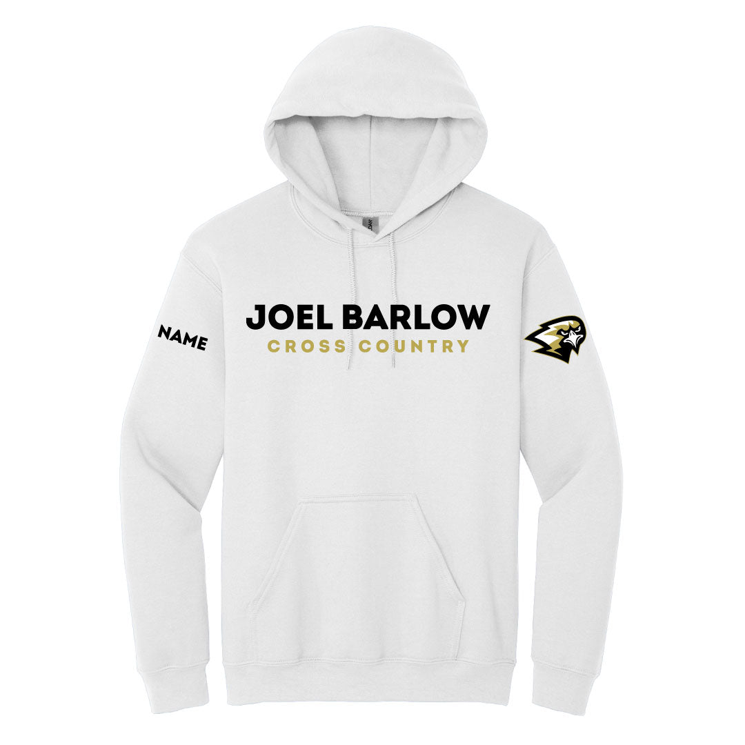 Barlow Girls XC Hooded Sweatshirt Logowear Barlow Cross Country White Adult S